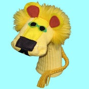 Image of Elijah™ Sockett® Designer Lion Sock Puppet in Yellow or Tan