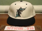 Image of VINTAGE FLORIDA MARLINS LOGO NEW ERA SNAPBACK CAP HAT