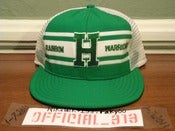 Image of VINTAGE HAWAII RAINBOWS LOGO TEXT AJD SNAPBACK CAP HAT