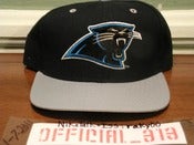 Image of VINTAGE CAROLINA PANTHERS LOGO NEW ERA SNAPBACK CAP HAT