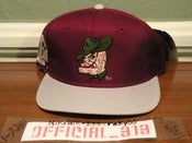Image of VINTAGE TEXAS A&M AGGIES LOGO TEXT SPORT SPECIALTIES SNAPBACK CAP HAT