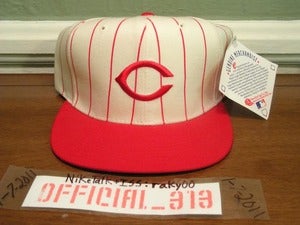 Image of VINTAGE CINCINNATI REDS BIG C NEW ERA SNAPBACK CAP HAT
