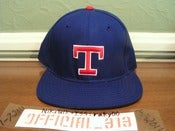 Image of VINTAGE TEXAS RANGERS T LOGO NEW ERA SNAPBACK CAP HAT