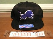 Image of VINTAGE DETROIT LIONS LOGO NEW ERA SNAPBACK CAP HAT