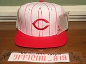 Image of VINTAGE CINCINNATI REDS LIL C TWILL NEW ERA SNAPBACK CAP HAT