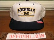 Image of VINTAGE MICHIGAN WOLVERINES 1997 CHAMPIONS  SNAPBACK CAP HAT
