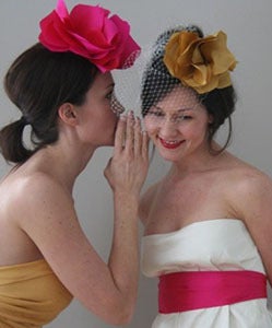 Image of Hot pink simple silk bridal sash