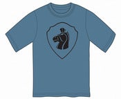 Image of Blue Haze Men's Ring Spun Shield Tee