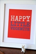 Image of happy little vegemite PRINT