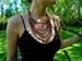 Image of Heishi Queen Necklace (crimson)