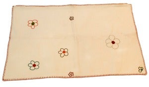 Image of Wool Embroider Pillow Cover