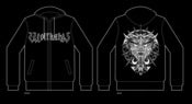 Image of Black Zip Hoodie (White OR Gold Print)