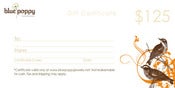 Image of $125.00 Gift Certificate