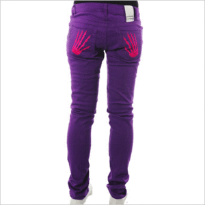 Image of Criminal Damage Jeans - Hand Stretch (Purple)
