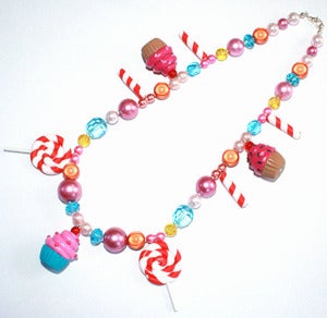Lavish-Accessories — KATY PERRY COSTUME CUPCAKE LOLLIPOP SWEETS NECKLACE 20