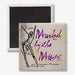 Image of Inspirational Art Magnet Handmade: Marked by the Muse