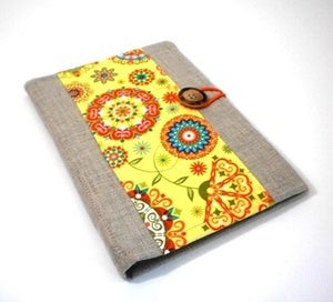 Image of Orange Sunburst Notepad