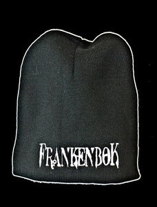 Image of BLACK EMBROIDERED BEANIE