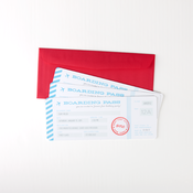 Image of boarding pass invitations