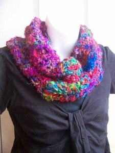 Image of Crochet This! Darn Good Yarn Random Stitch Cowl