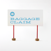 Image of baggage claim sign