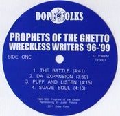 Image of PROPHETS OF THE GHETTO "WRECKLESS WRITERS" SOLD OUT