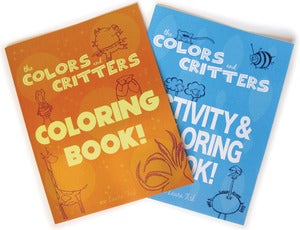 Image of Colors and Critters Coloring Books
