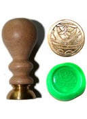 Image of Stamper097- Santa Claus wax seal stamper - unique xmas ball design