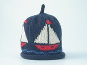 Image of Merry Berries Navy Cream Boat