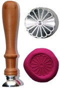 Image of Stamper037 - Delicate Floral Design wax seal stamp