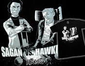 Image of Sagan v. Hawking - Sagan Wins