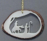 Image of Tagua Mary & Joseph Ornament - Ecuador