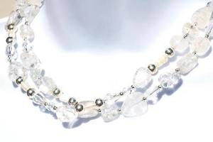 Image of Ice Quartz Necklace - Human Trafficking - India