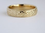 Image of Hand Engraved Wedding Band