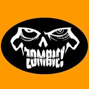 Image of ZOMBIE! Oval Sticker 4.25x2.75 inches