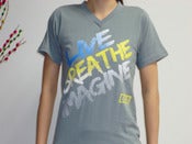 Image of Live, Breathe, Imagine Girls Tee