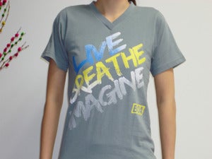 Image of Live, Breathe, Imagine Girls Tee