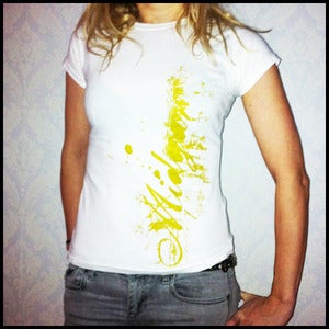 Image of 'Lead Your Children To The Sky' White Slim Fit Tee