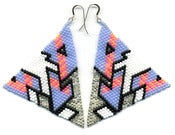 Image of  PYRAMID EARRINGS E13 * AS SEEN IN ELLEUK.COM
