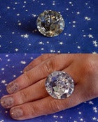 Image of Diamond Button Ring