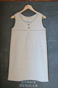 Image of striped meridian jumper in summer brown