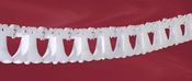 Image of White Bell Honeycomb Paper Garland