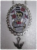 Image of Elvis Has Left The Building necklace