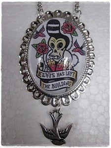 Image of Elvis Has Left The Building necklace
