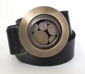 Image of BRASS Pebble Lens Buckle