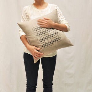 Natural Circles Pillow Cover