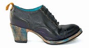 Image of No.0019 CROSSWALK cap toe oxford Black