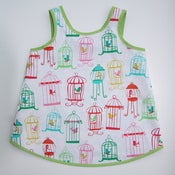 Image of birdcage and blossom reversible dress, by Sophie 4 Sophie