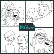 Image of Dual Figure Portrait
