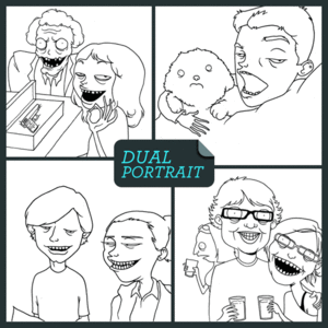 Image of Dual Figure Portrait